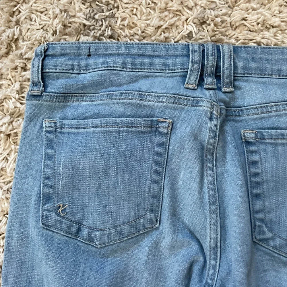 Kut from the Kloth Catherine Boyfriend‎ Jeans Light Wash Distressed Size 8